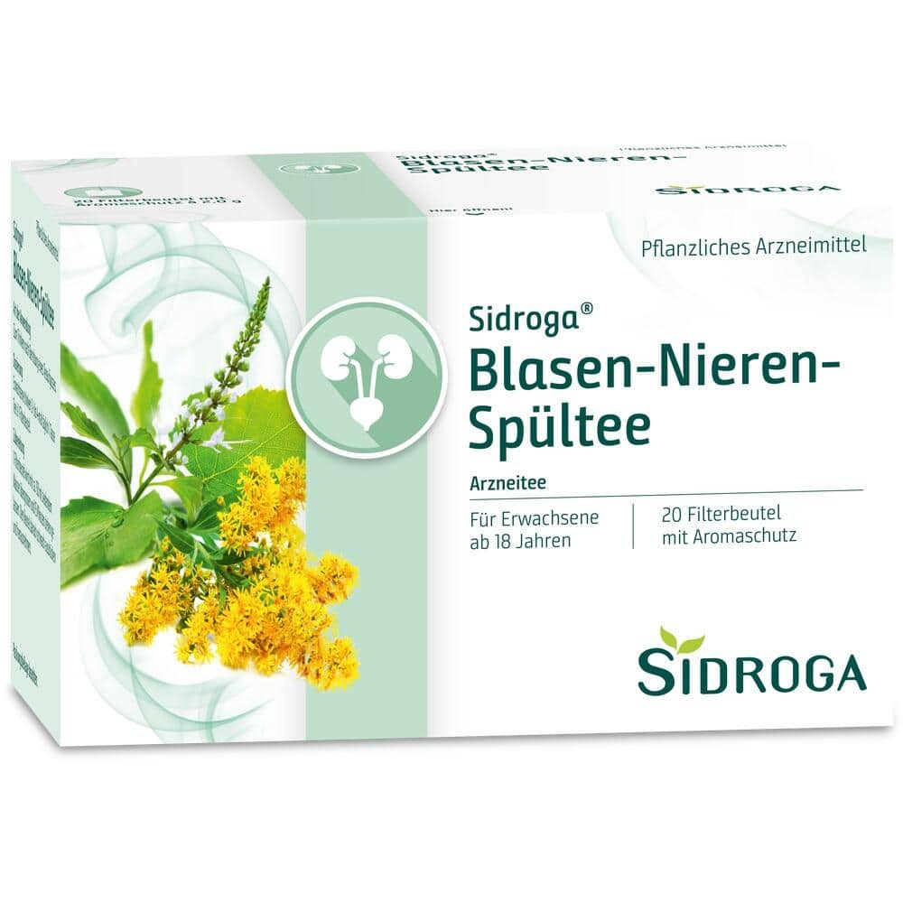 SIDROGA Blasen-Nieren-Spültee Filterbeutel 20X2.0 g Tee