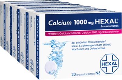 Calcium 1000mg HEXAL 100 St Brausetabletten