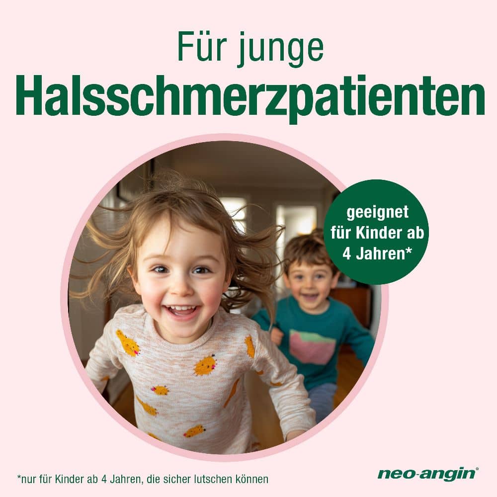 neo-angin junior HALSTABLETTEN für Kinder 24 St Lutschtabletten