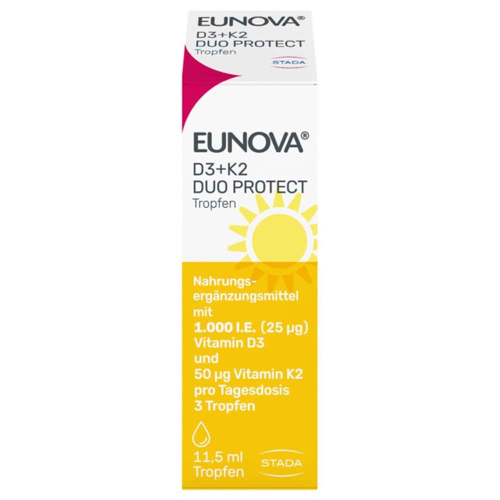 EUNOVA  DuoProtect D3+K2 1.000 I.E./50 µg Tropfen 11.5 ml Tropfen