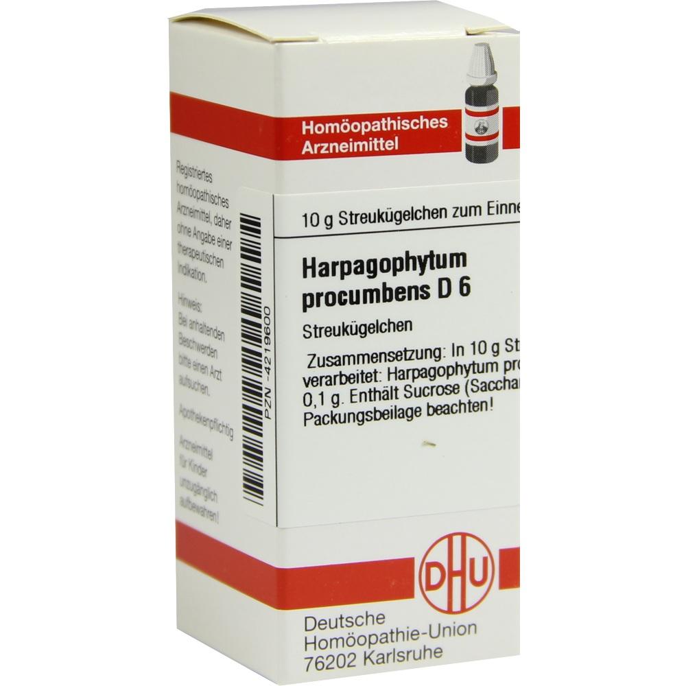 HARPAGOPHYTUM PROCUMBENS D 6 Globuli 10 g Globuli