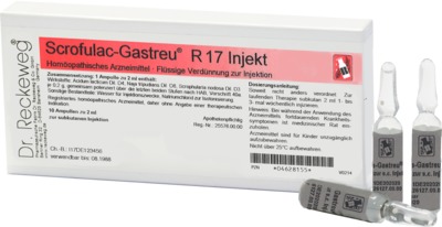 SCROFULAC Gastreu R 17 Injekt Ampullen 10X2 ml Ampullen