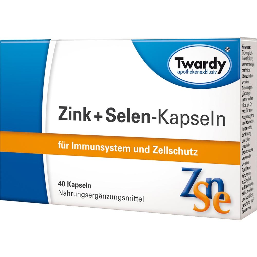 Twardy Zink + Selen-Kapseln 40 St Kapseln