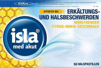 isla med akut Zitrus-Honig 50 St Pastillen