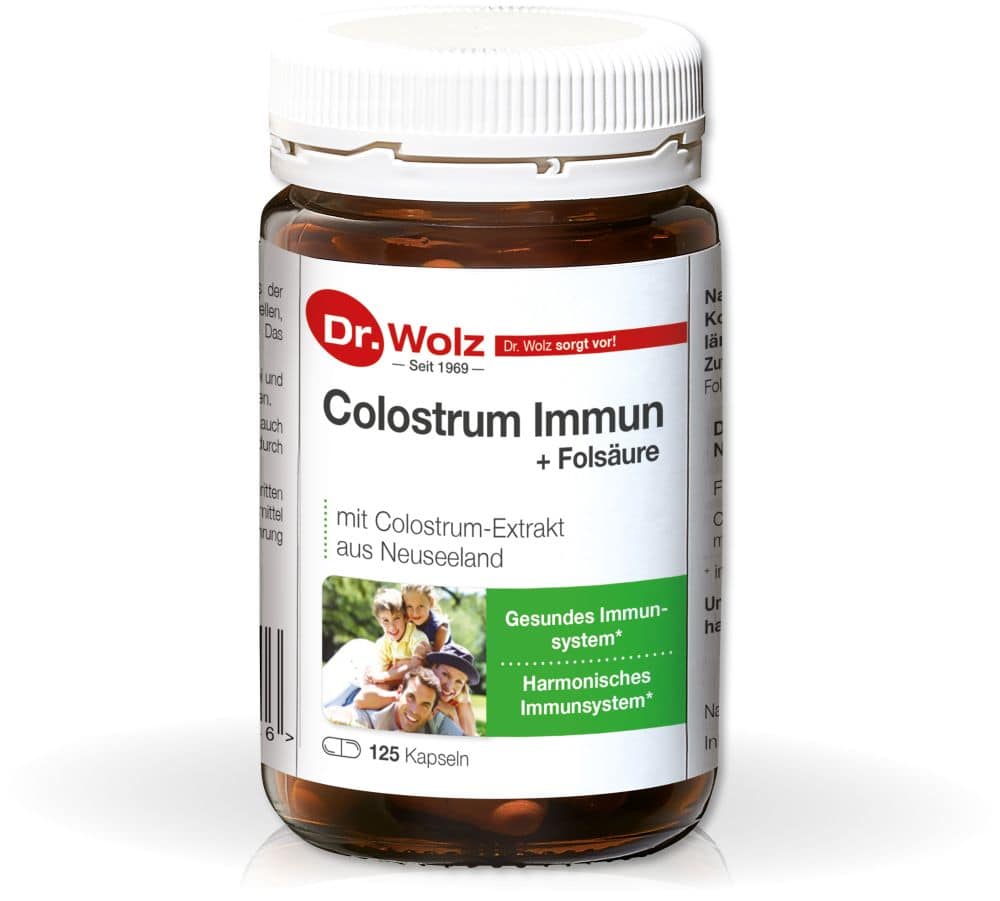 Dr. Wolz Colostrum Immun + Folsäure 125 St Kapseln