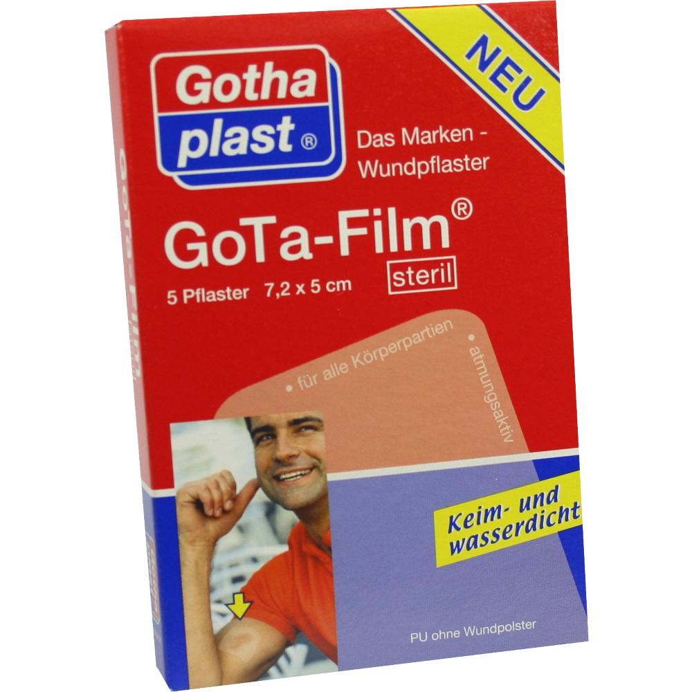 GOTA FILM steril 7,2x5 cm Pflaster 5 St Pflaster