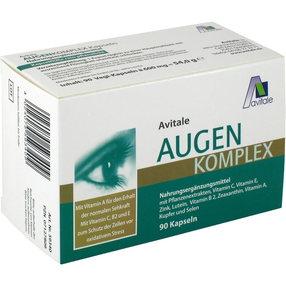 Avitale AUGEN KOMPLEX 90 St Kapseln