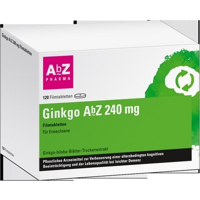 Ginkgo AbZ 240 mg 120 St Filmtabletten