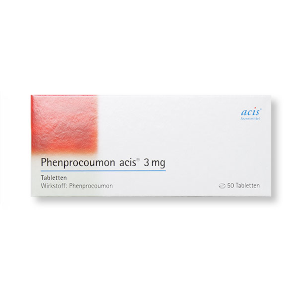 Phenprocoumon acis 3mg 100 St Tabletten