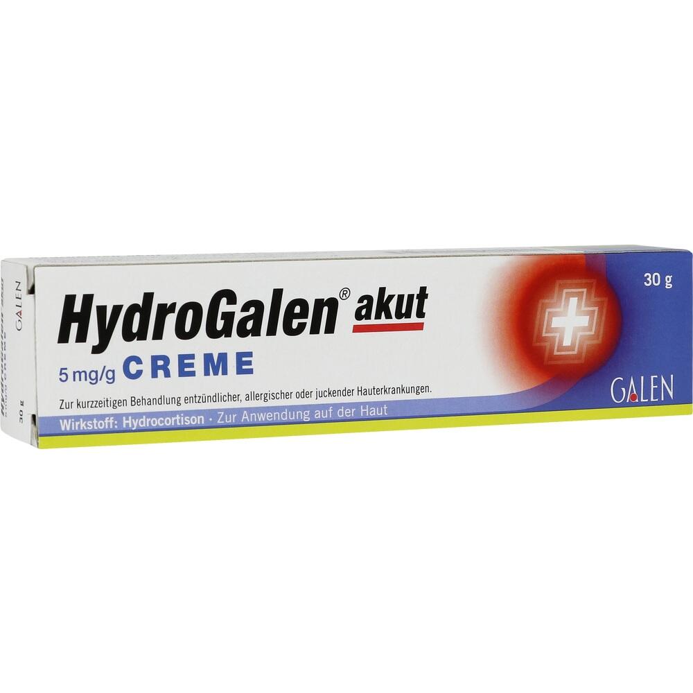 HYDROGALEN akut Creme 5mg/g 30 g Creme