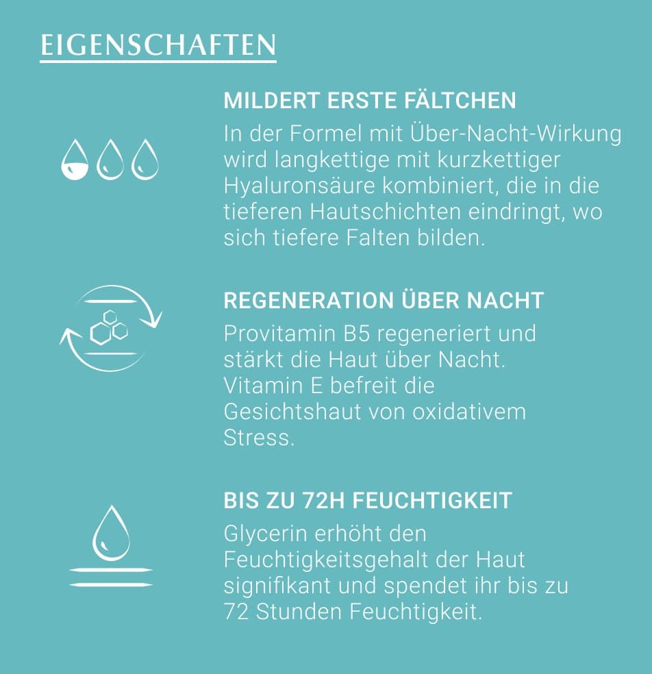 Eucerin HYALURON FILLER + 3x EFFECT FeuchtigkeitsBooster Nacht  50 ml Nachtcreme