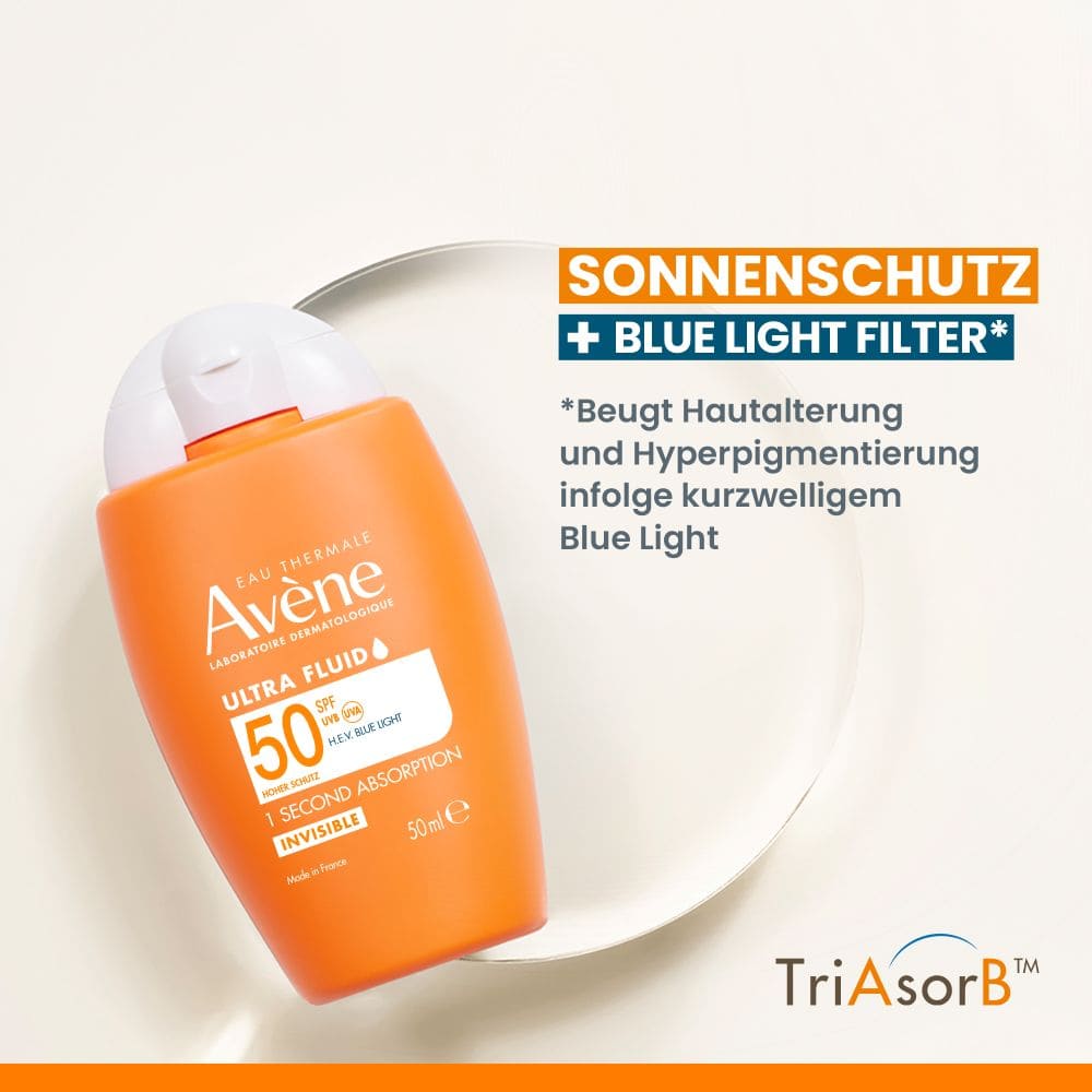 Avène ULTRA FLUID INVISIBLE SPF 50 + 3 € sparen* 50 ml Emulsion