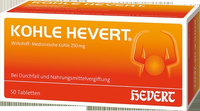 KOHLE HEVERT 50 St Tabletten