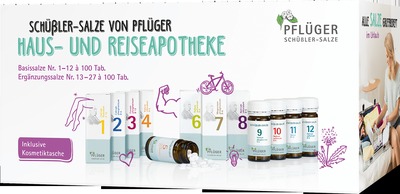 Biochemie / Schüßler-Salze Pflüger - Haus- und Reiseapotheke Komplett-Set Nr. 1-27 - 27 x 100 Tabletten 1 Packung Kombipackung