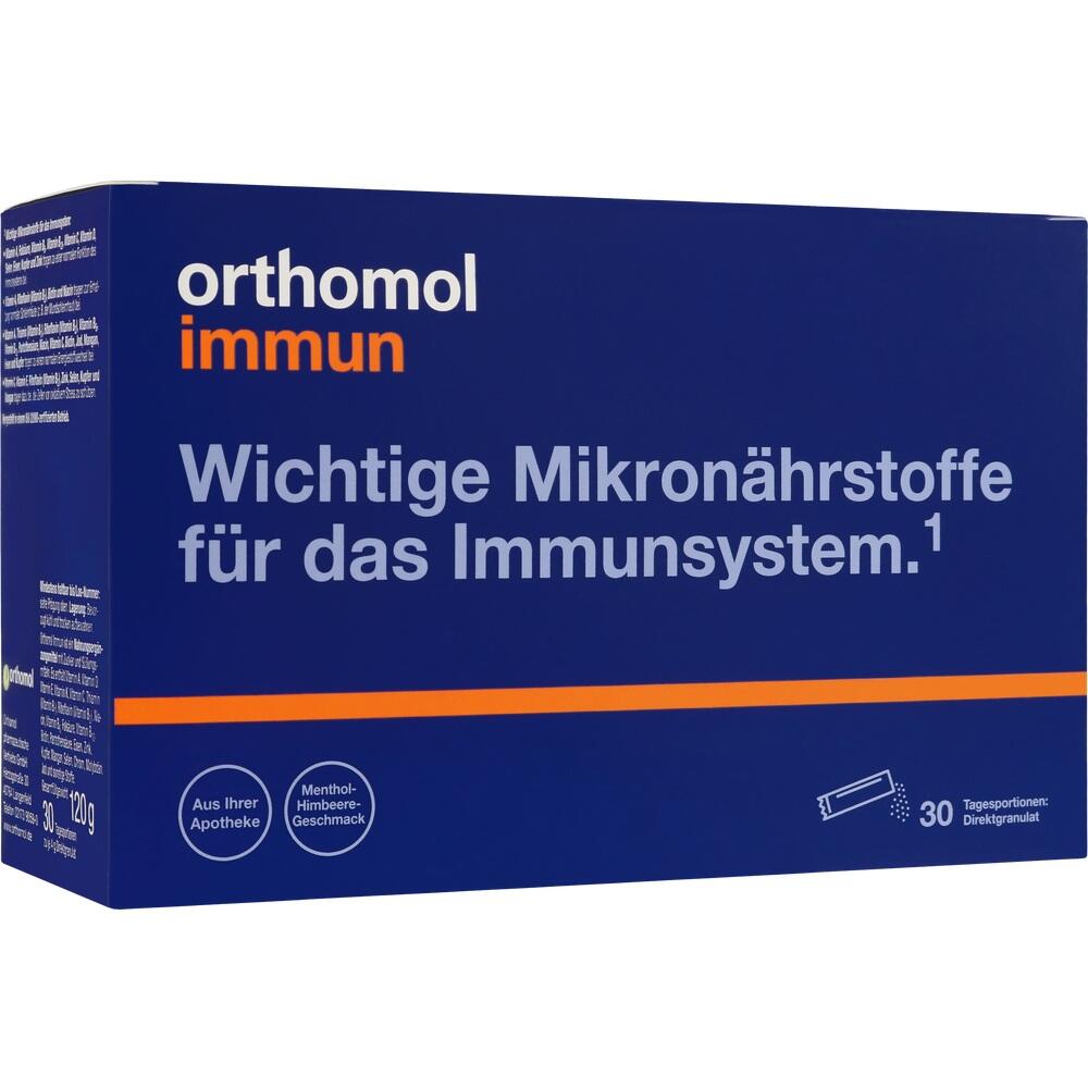 orthomol immun Menthol/ Himbeere 30 St Granulat