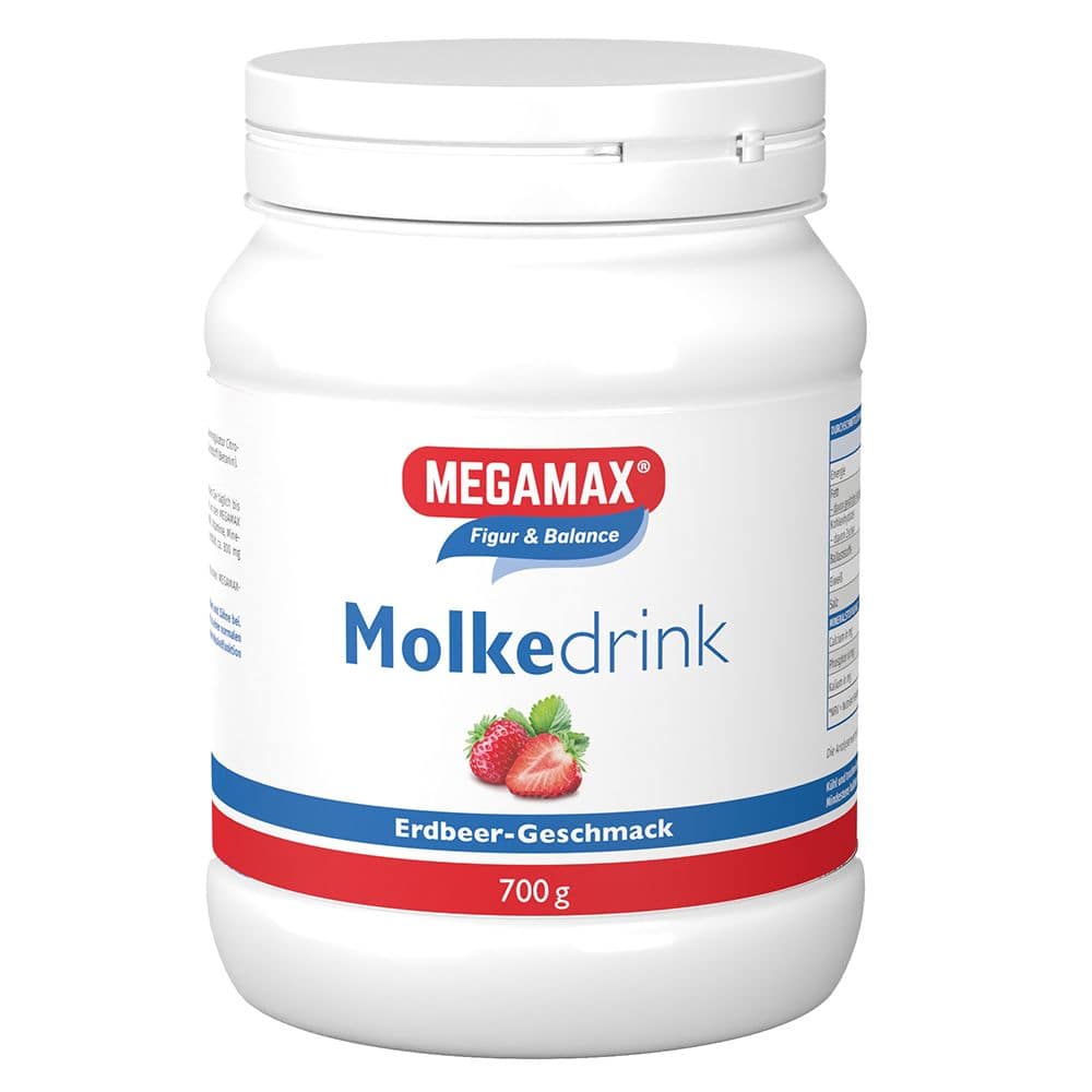 MOLKE DRINK Megamax Erdbeere Pulver 700 g Pulver