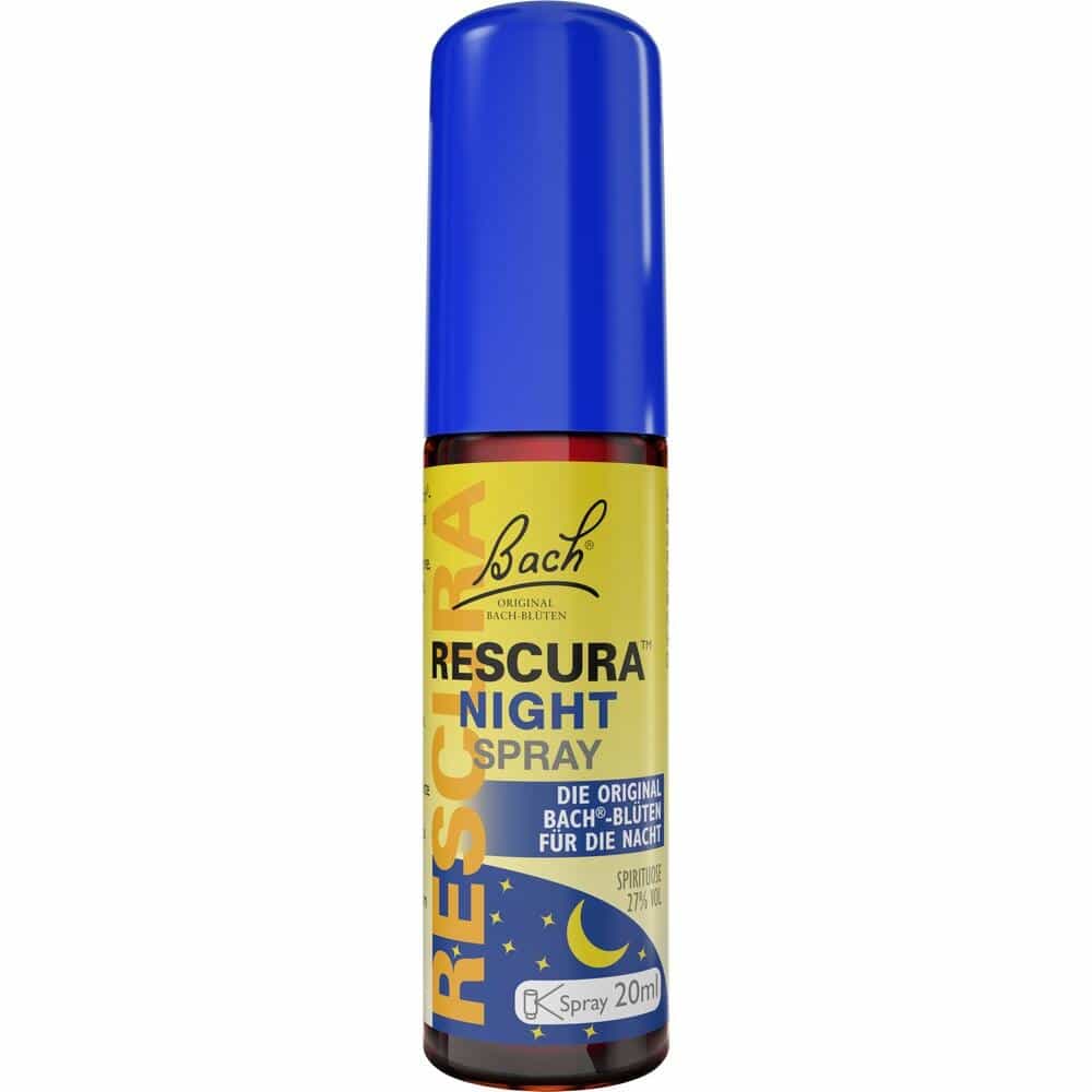Bachblüten RESCURA NIGHT Spray mit Alkohol 20 ml Spray