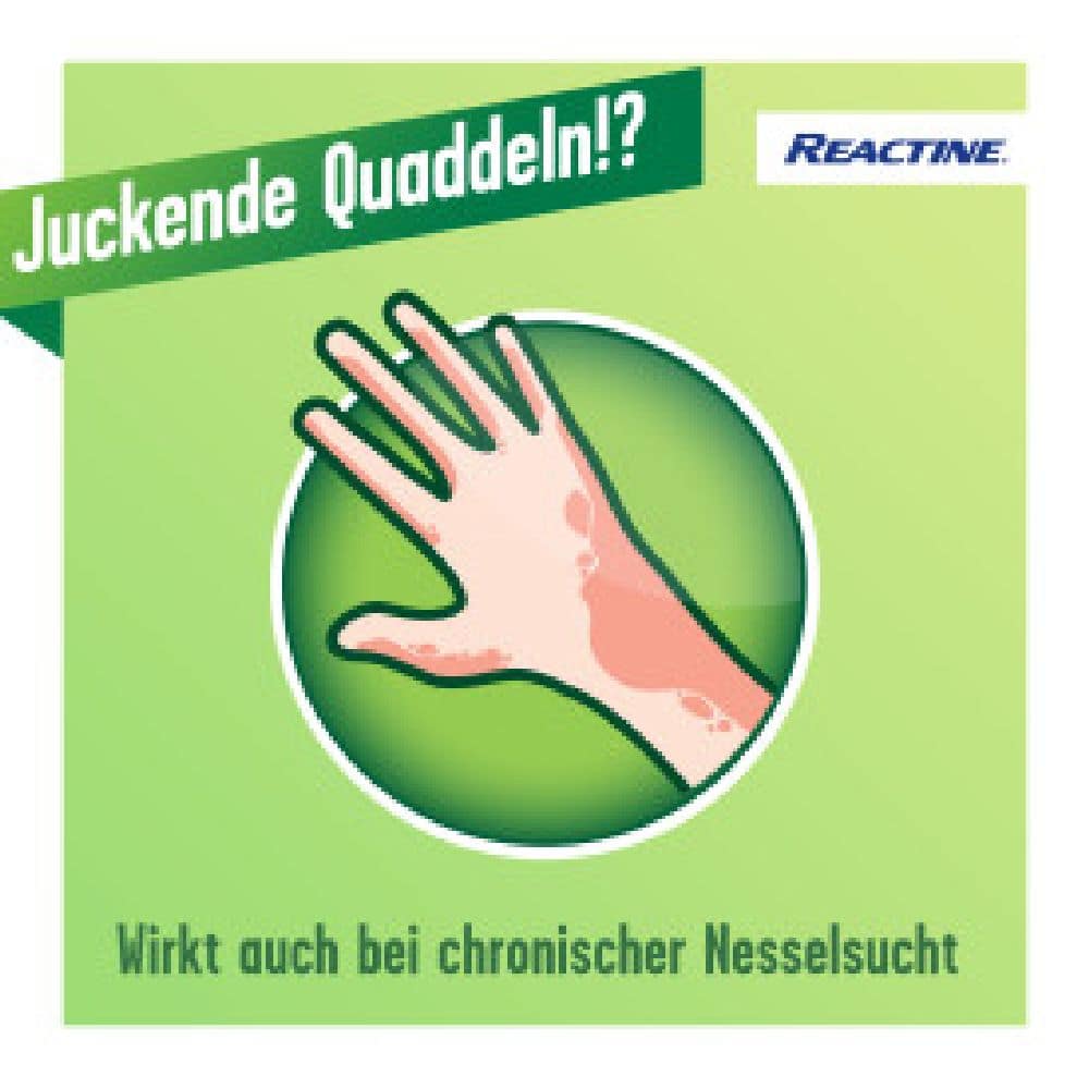 Reactine 21 Allergietabletten mit Cetirizin bei Heuschnupfen und  Allergien