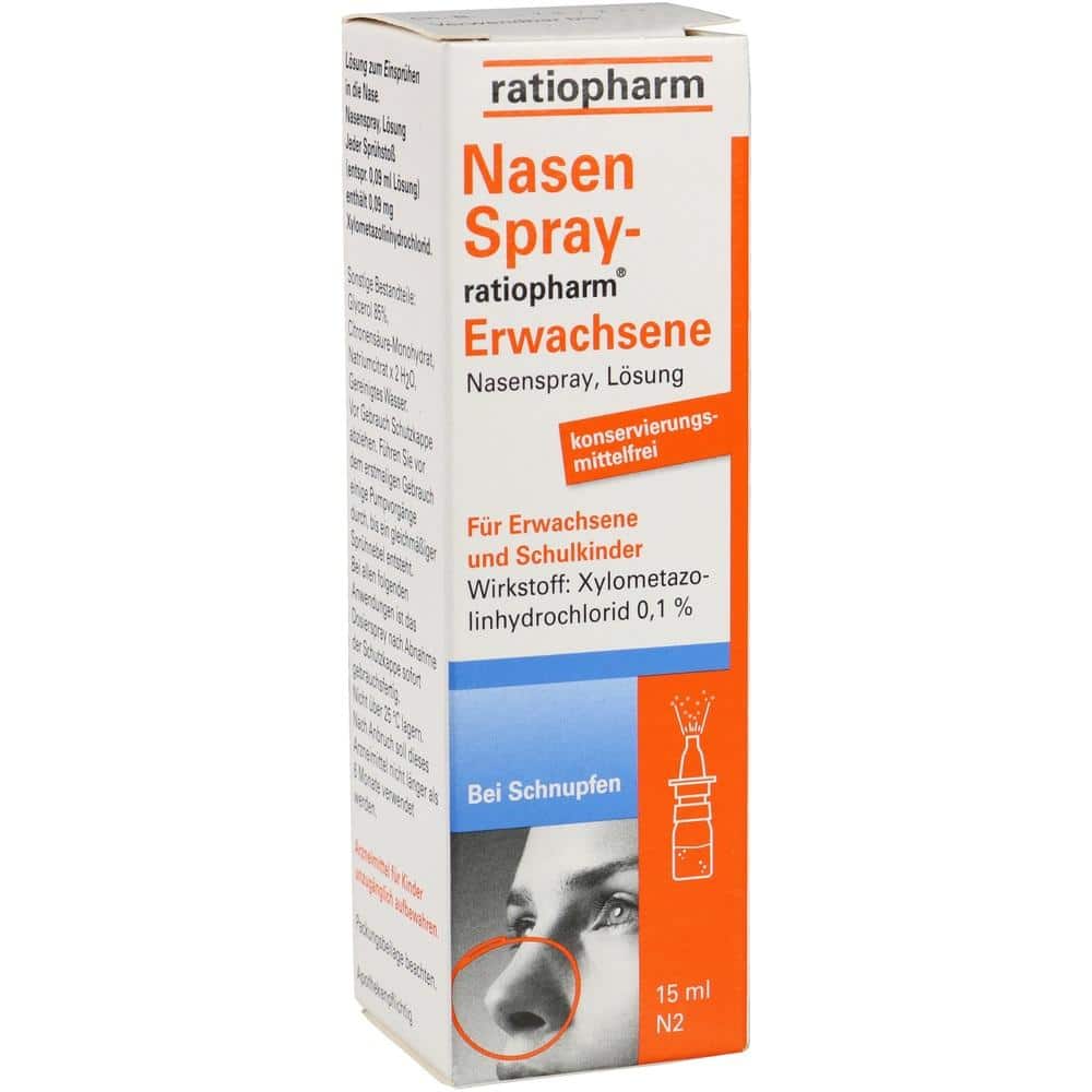 NasenSpray-ratiopharm Erwachsene & Schulkinder 15 ml Nasenspray