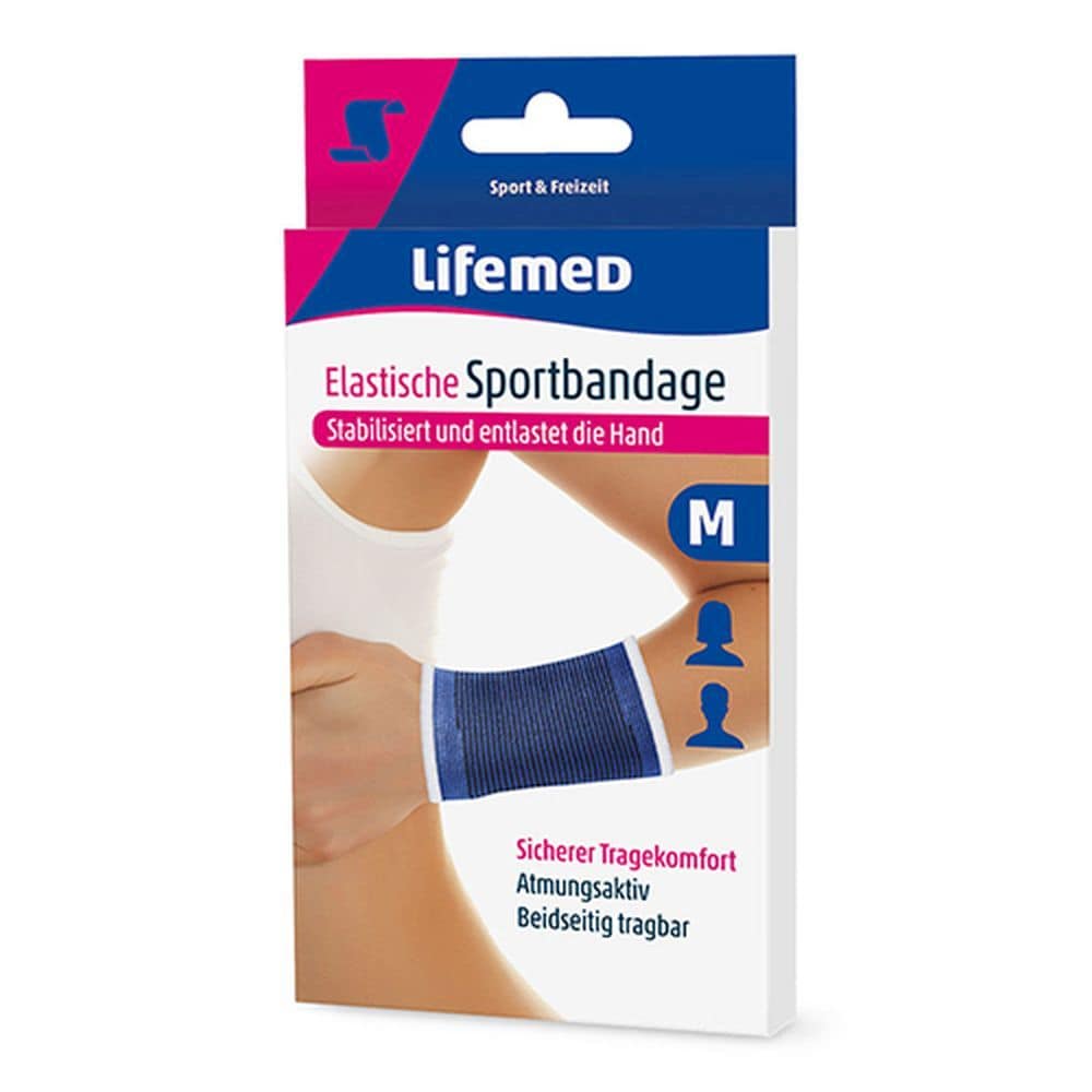 LifemeD Elastische Sportbandage Handstütze S 1 St Bandage