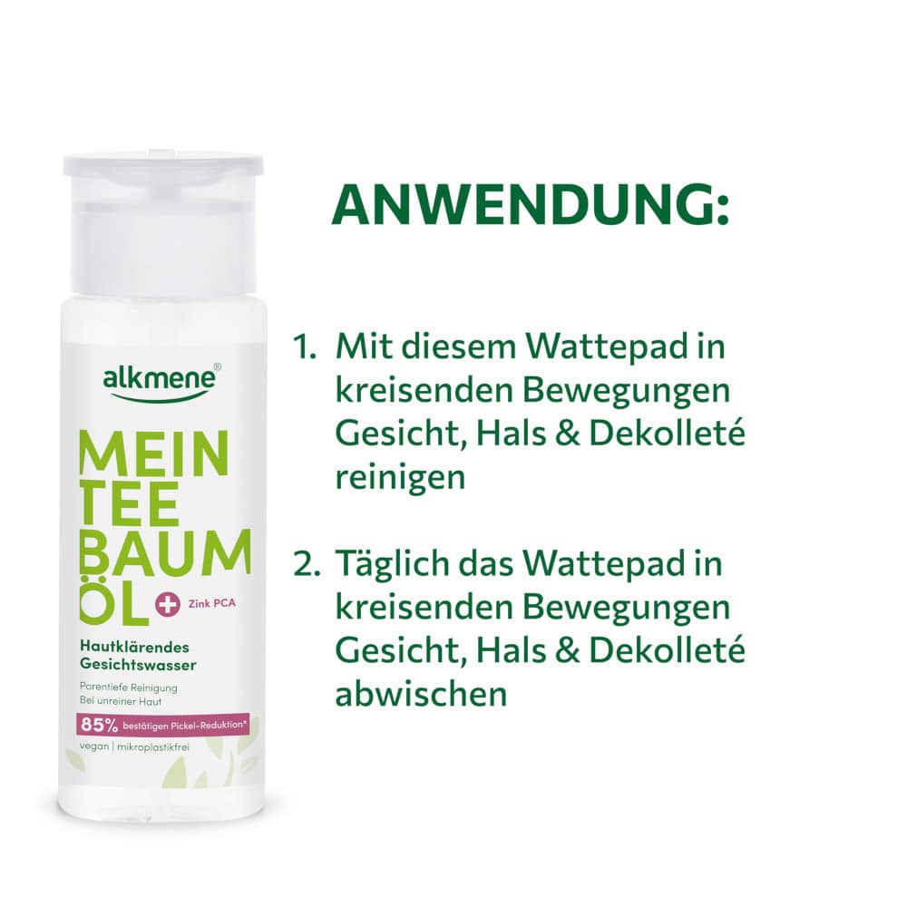 alkmene MEIN TEE BAUM ÖL Hautklärendes Gesichtswasser 150 ml Lösung