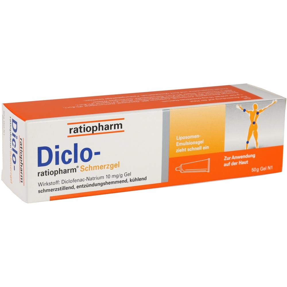 Diclo ratiopharm Schmerzgel - mit Diclofenac 50 g Gel