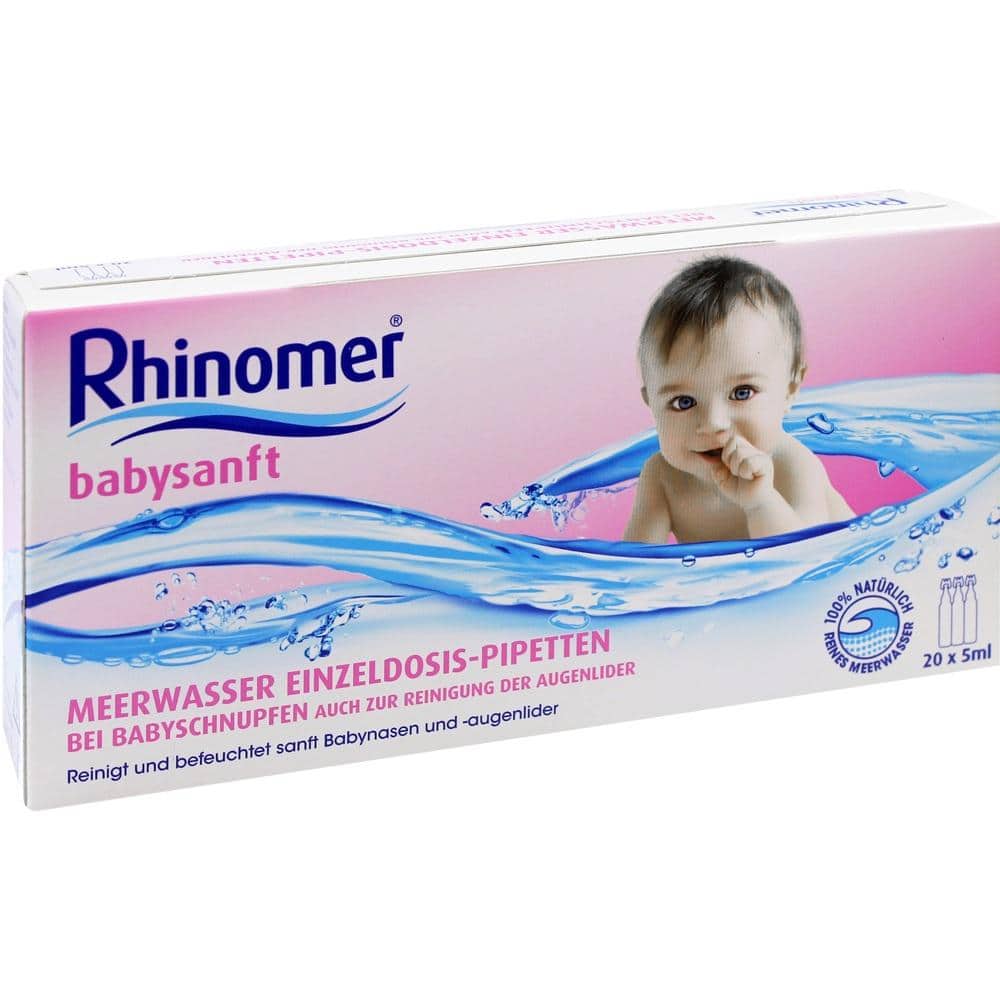 Rhinomer babysanft Meerwasser 5ml EINZELDOSIS-PIPETTEN 20X5 ml Einzeldosispipetten