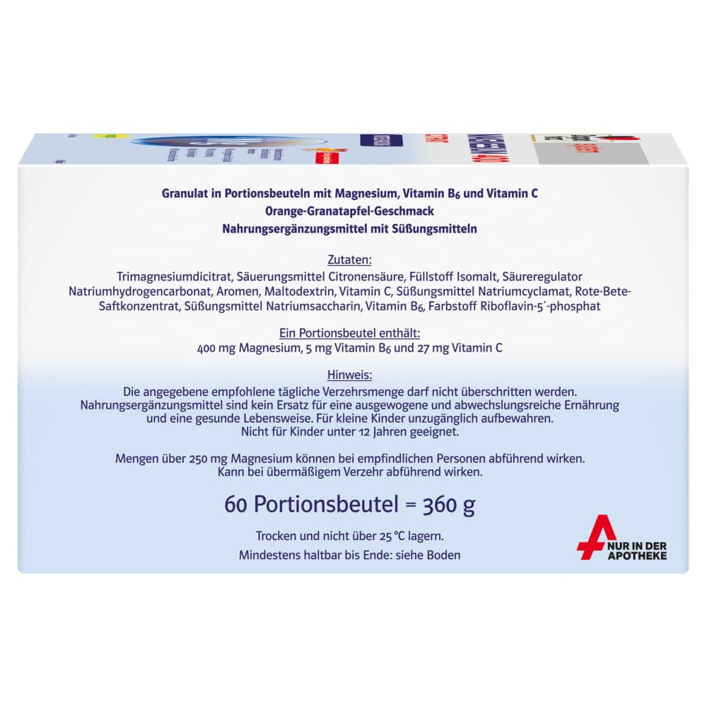 Doppelherz system MAGNESIUM CITRAT 400 60 St Granulat