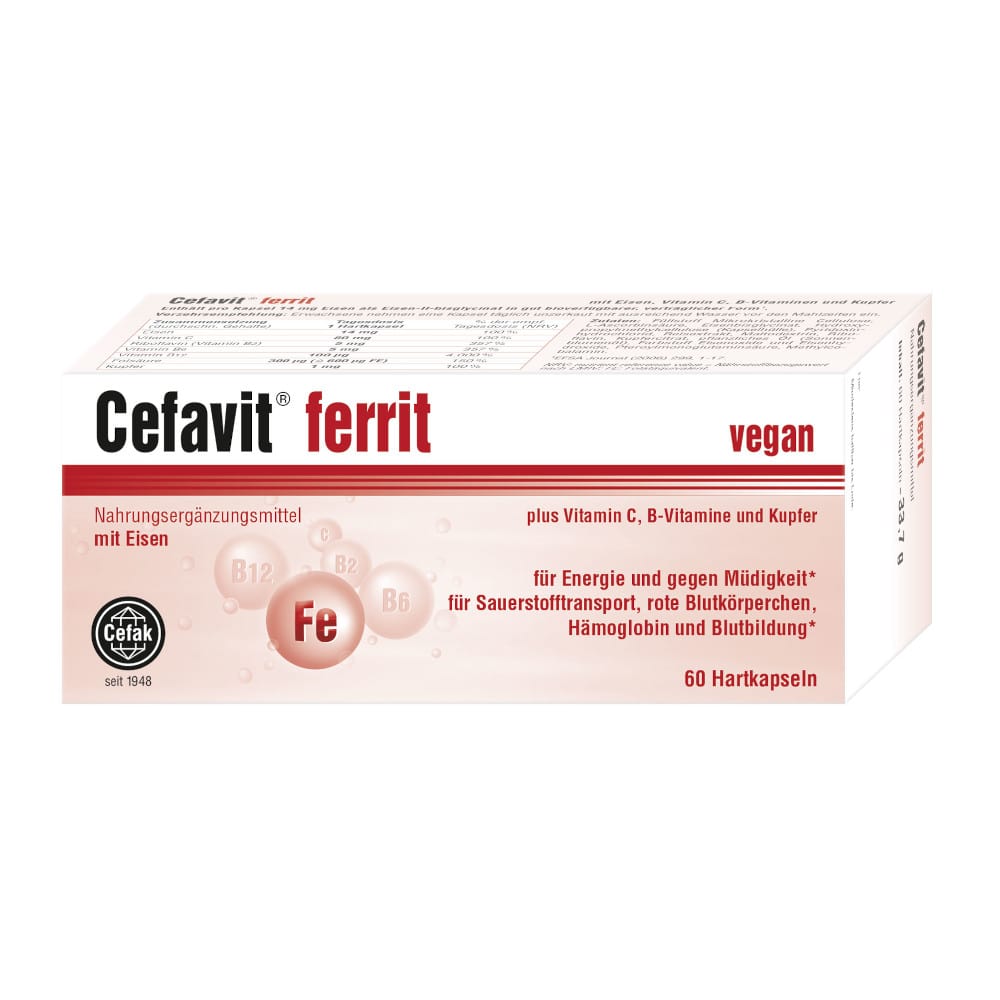 Cefavit ferrit 60 St Hartkapseln 60 g