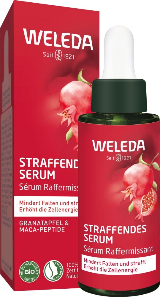 Weleda Straffendes Gesichtsserum Granatapfel & Maca-Peptide 30 ml