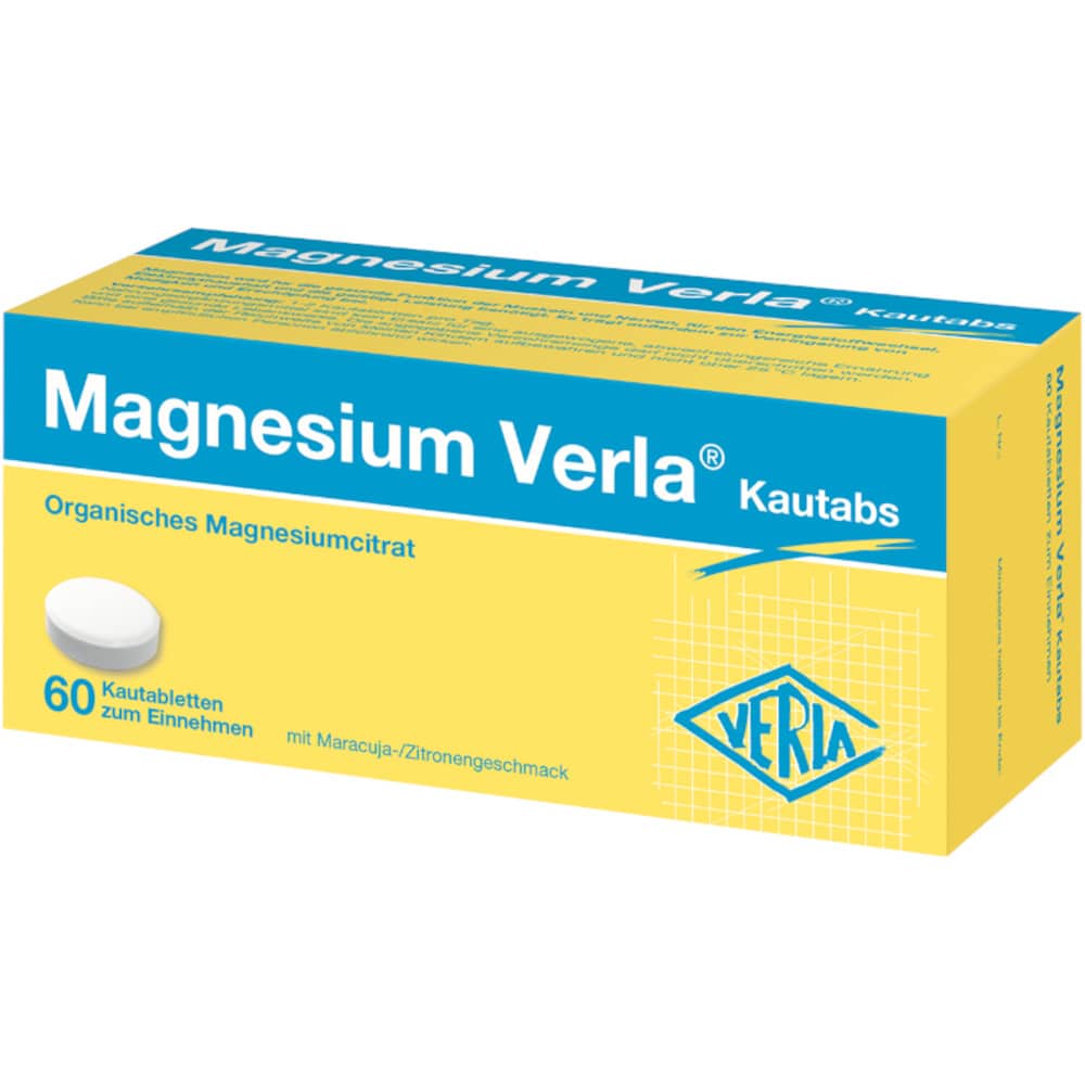 Magnesium Verla Kautabs 60 St Kautabletten