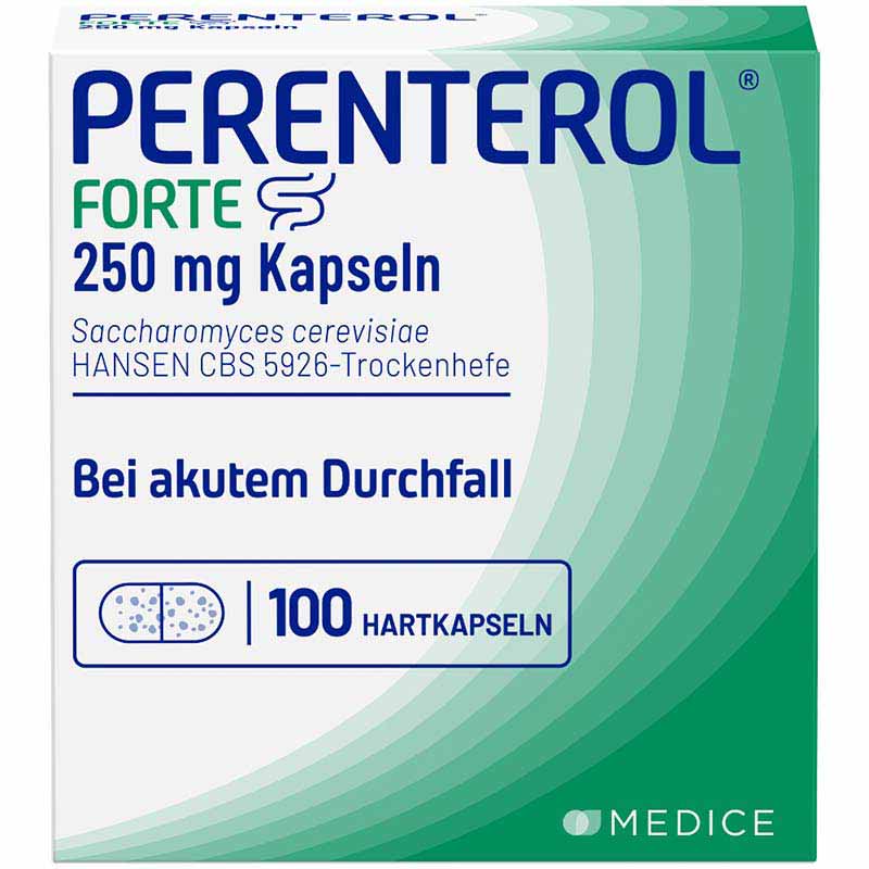 PERENTEROL FORTE 250 mg Bei akutem Durchfall 100 St Hartkapseln