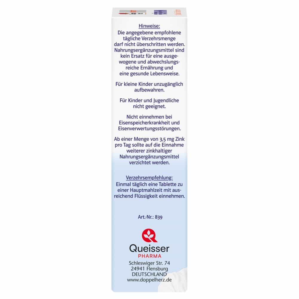 Doppelherz system FÜR IHN VITAMINE UND MINERALSTOFFE 30 St Tabletten