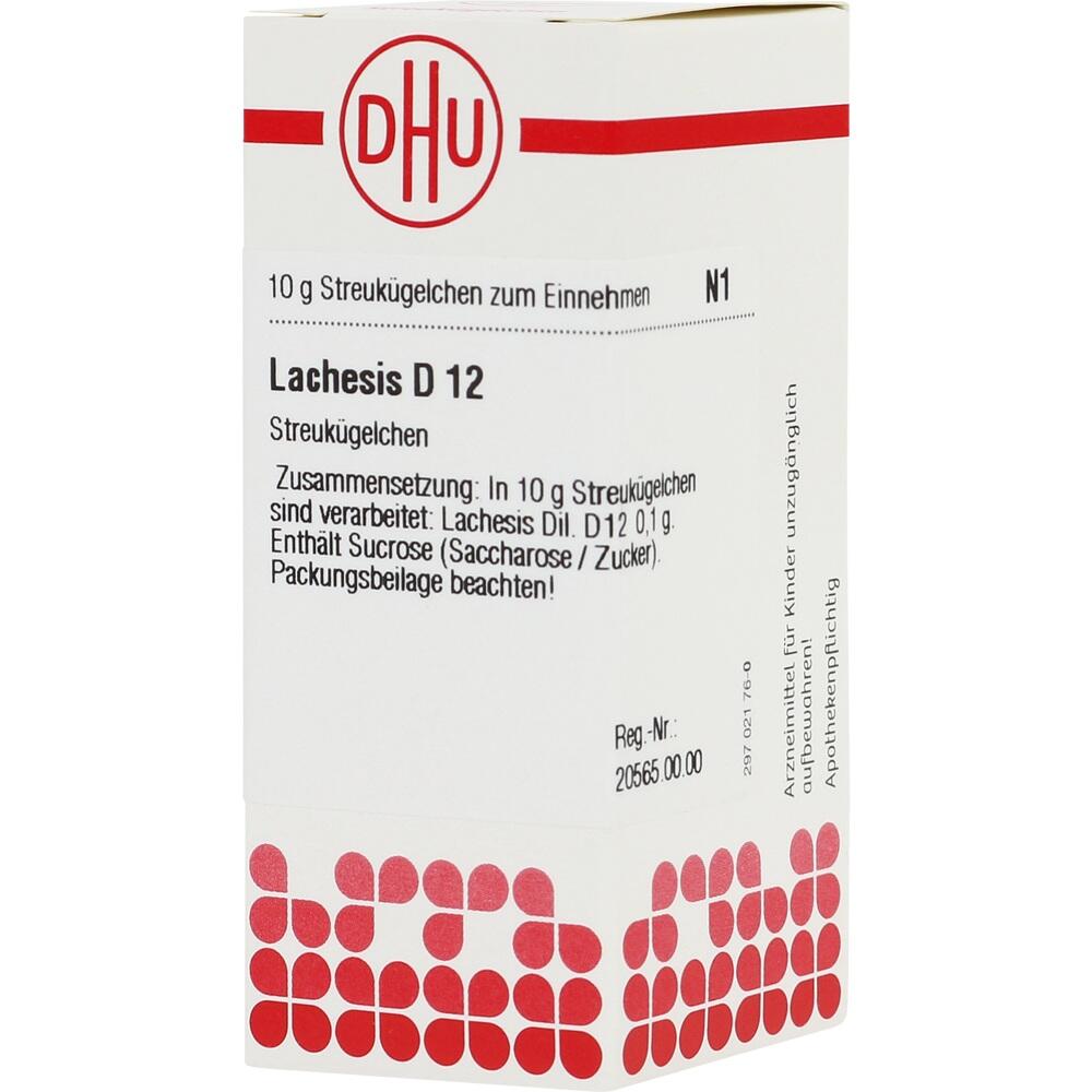 LACHESIS D 12 Globuli 10 g Globuli