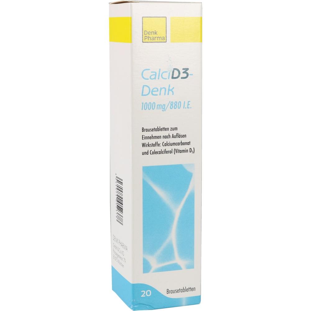 calci D3 1000mg/880 I.E. Denk  20 St Brausetabletten