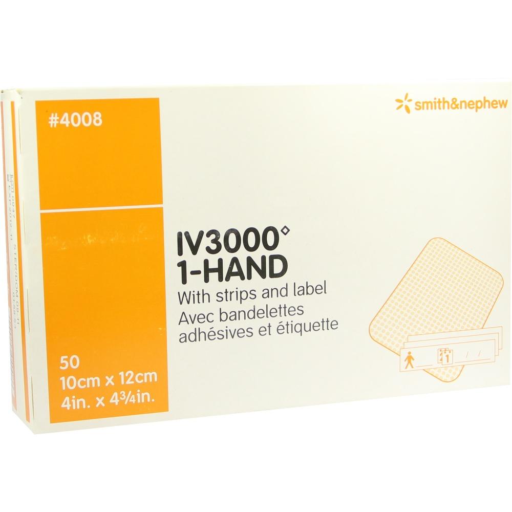 OPSITE IV 3000 10x12 cm transp.Kanülenfixier. 50 St Verband