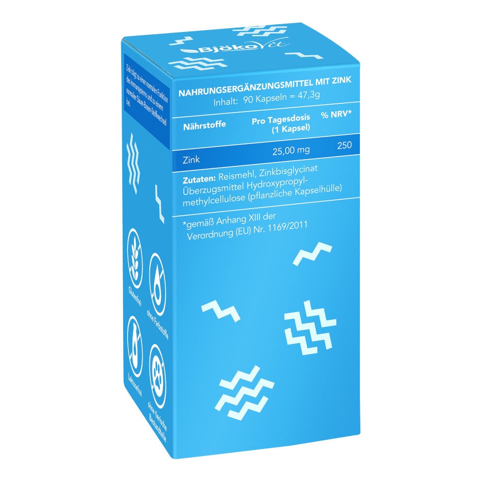 ZINK BISGLYCINAT 25MG VEGA 90 St Kapseln