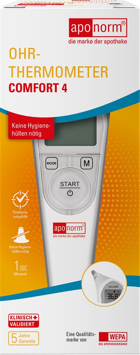 aponorm Fieberthermometer Ohr Comfort 4 1 St