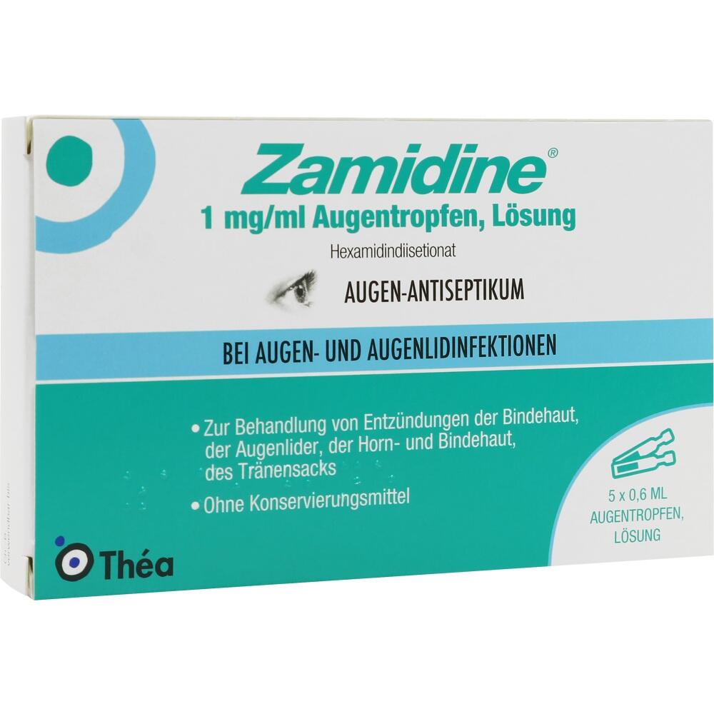 Zamidine 1mg/ml Augentropfen, Lösung 5X0.6 ml Augentropfen