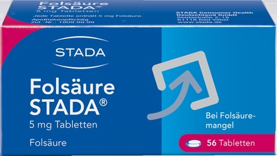 Folsäure STADA 5 mg  56 St Tabletten
