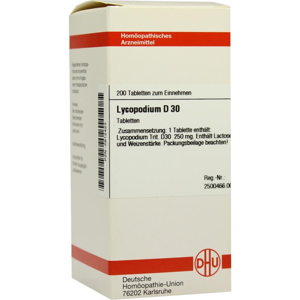 LYCOPODIUM D 30 Tabletten 200 St Tabletten
