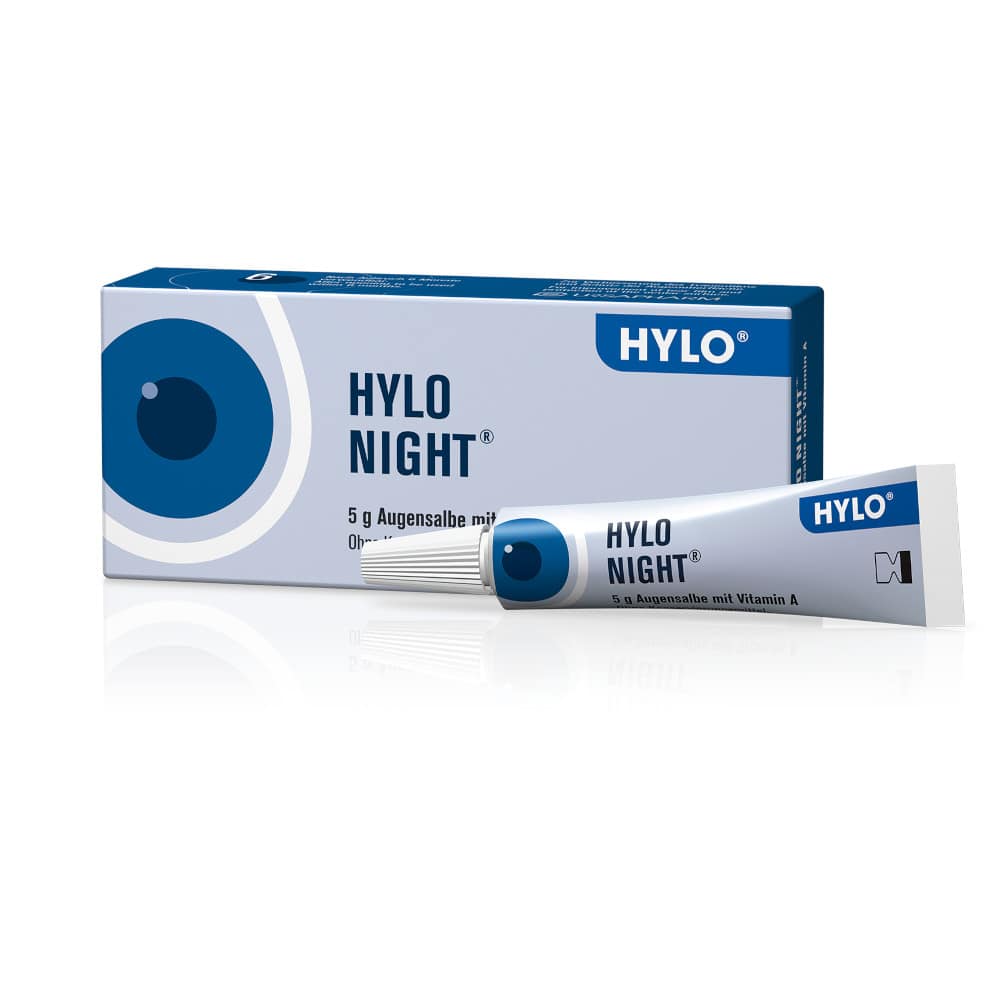 HYLO NIGHT mit Vitamin A 5 g Augensalbe