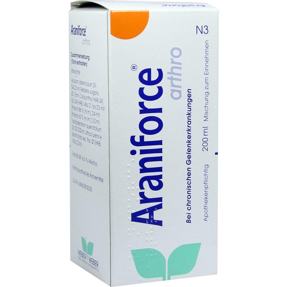 ARANIFORCE arthro Tropfen zum Einnehmen 200 ml Mischung