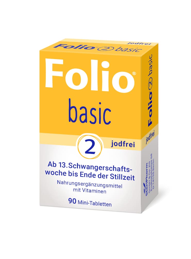Folio 2 basic jodfrei 90 St Filmtabletten