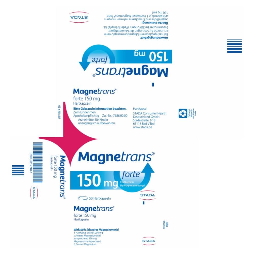 Magnetrans forte 150 mg Hartkapseln 50 St Hartkapseln