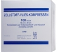 ZELLSTOFF VLIES KOMPRESSEN 10x20 cm unsteril 100 St Kompressen
