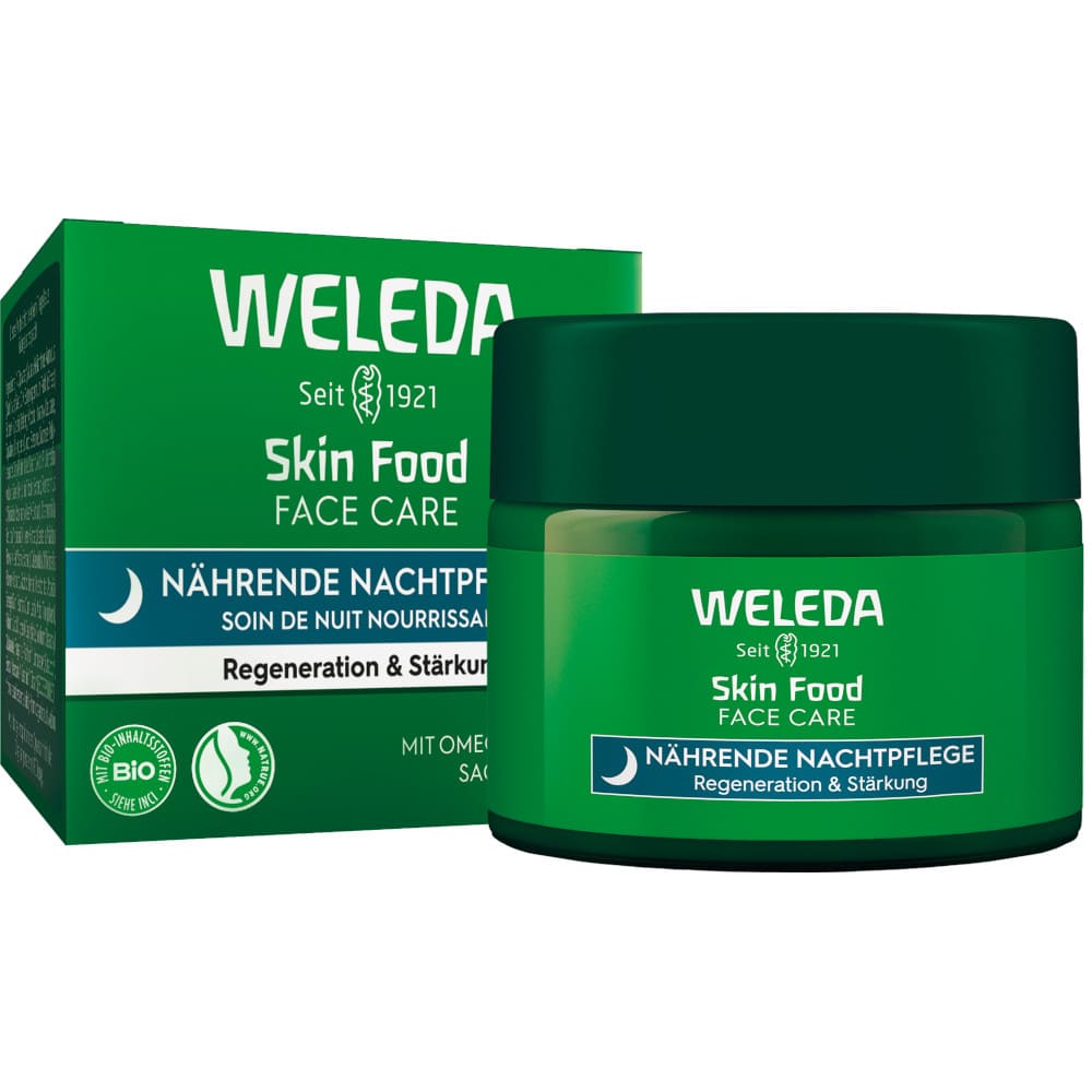 WELEDA Skin Food Nährende Nachtpflege Regeneration &amp; Stärkung 40 ml Nachtcreme