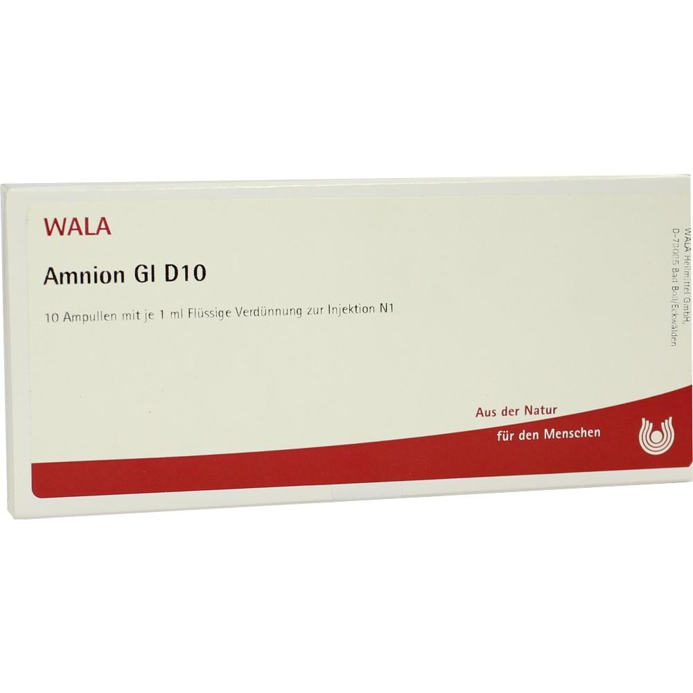 Amnion Gl D10 Ampullen 10X1 ml Ampullen