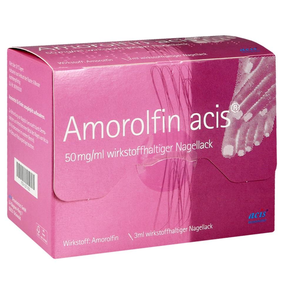 Amorolfin acis 50mg/ml Nagellack 3 ml Wirkstoffhaltiger Nagellack