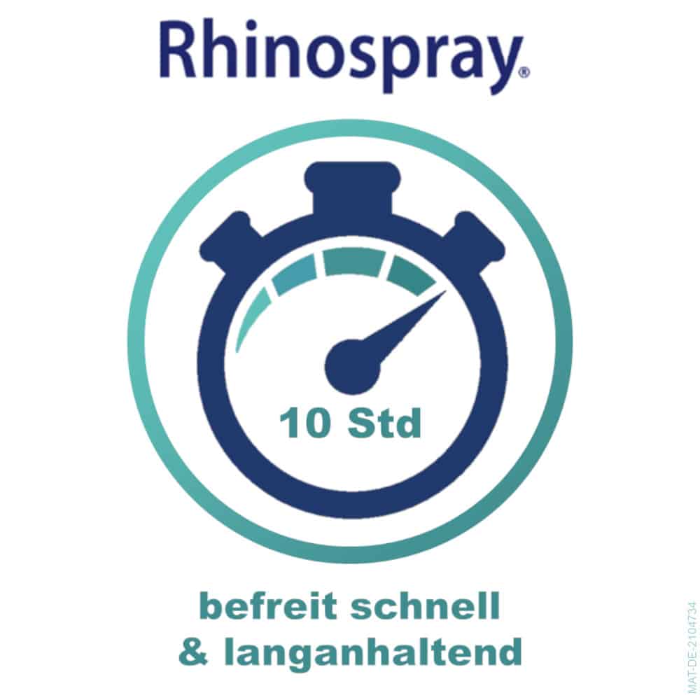 Rhinospray Nasenspray - bei Schnupfen & verstopfter Nase 12 ml Nasenspray